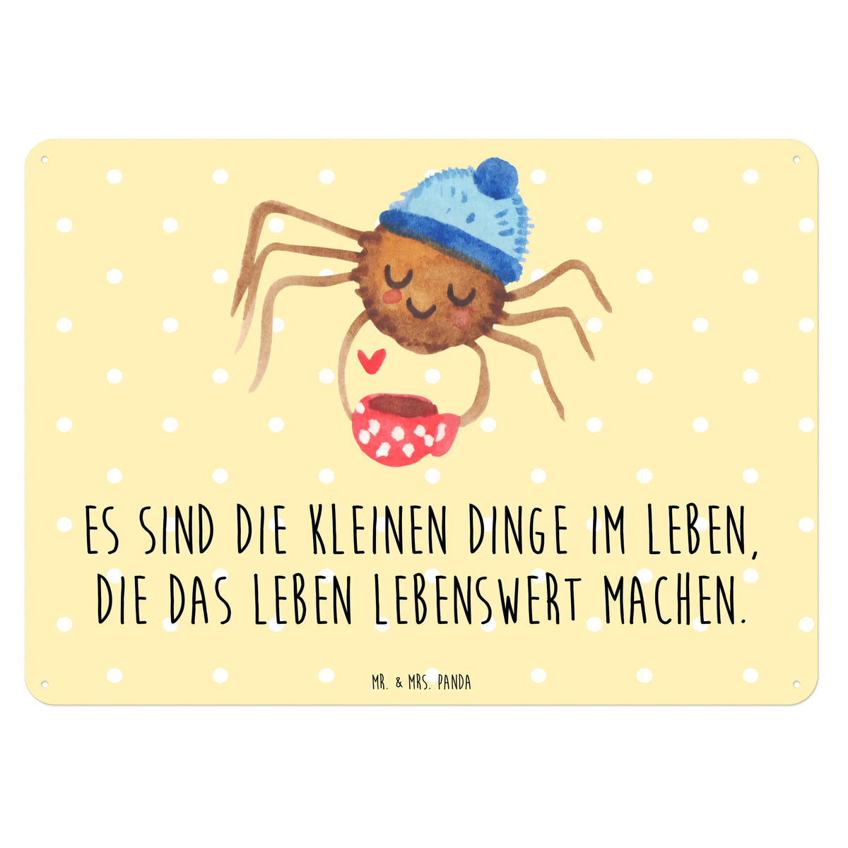Tin sign Spider Agathe coffee Spider, Spider Agathe