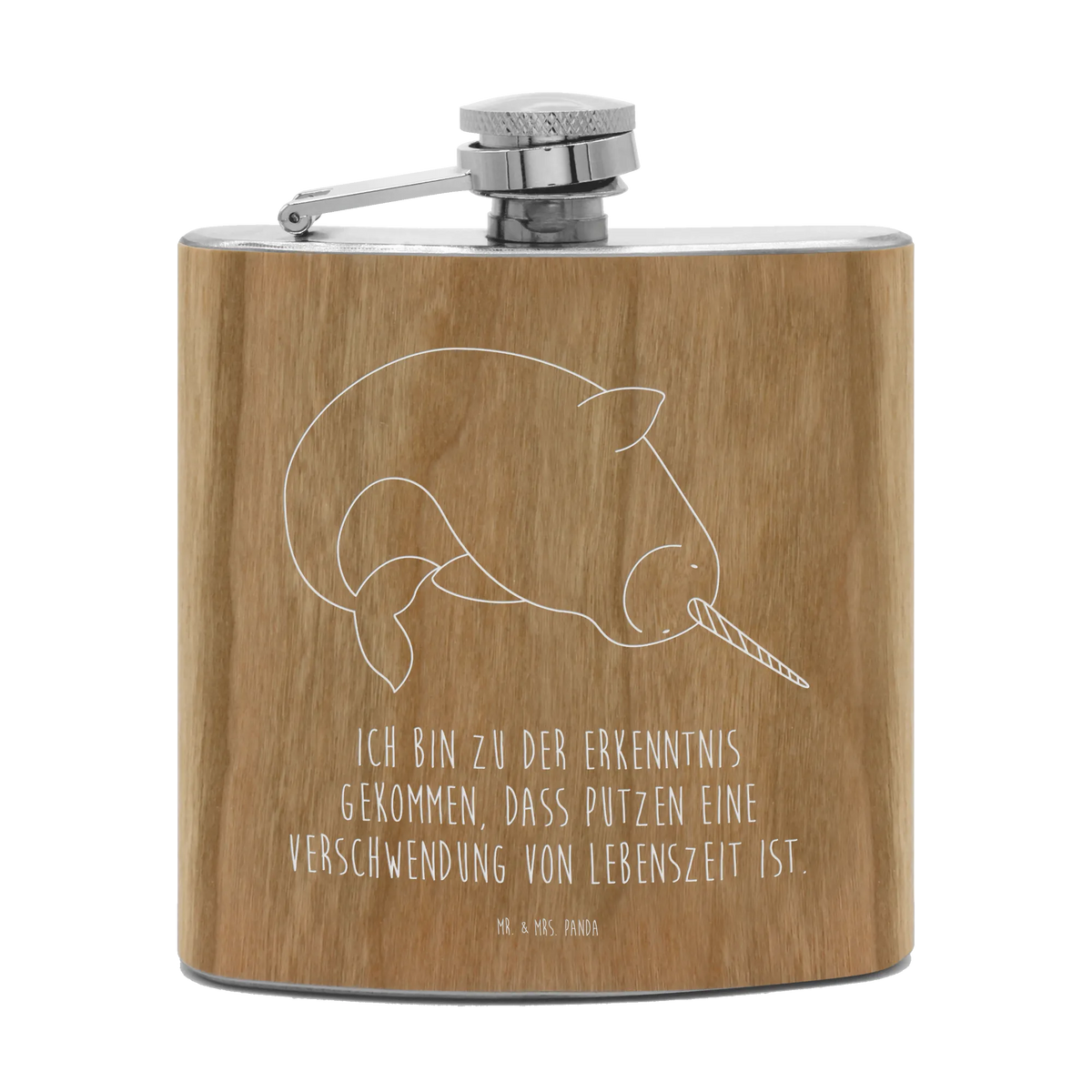 Hipflask Narwhal Seafood, aquatic animals, ocean, sea, fish, shells, corals, reef, whale, narwhal, sea urchin, lobster, platypus, turtle, manatee, crocodile, orca, shrimp, gifts for seafood lovers, water world, underwater animals, underwater world, vacation, deep sea, seafood fans, gift ideas, seafood decoration, seafood posters, bachelorette, cleaning up, Narwhal, nursery, cleaning, housewife