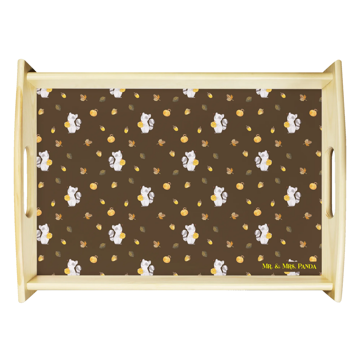 Serving tray Raccoon Pumpkin tray, wooden tray, breakfast tray, kitchen tray, serving tray, Halloween, decoration, Martin singing, decor, gifts, giving