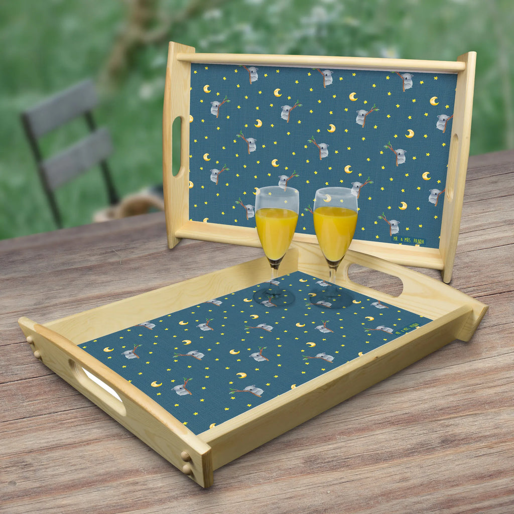 Serving tray koala kitchen tray, tray, serving tray, breakfast tray, wooden tray, small animals, cute, funny, cute animal motives, hand drawn, small world, funny sayings, good mood, happy, gifts, gift ideas, special gifts, animal lover, card, dreamland, dream, koala bear, sleeping, Koala, bear, bedroom