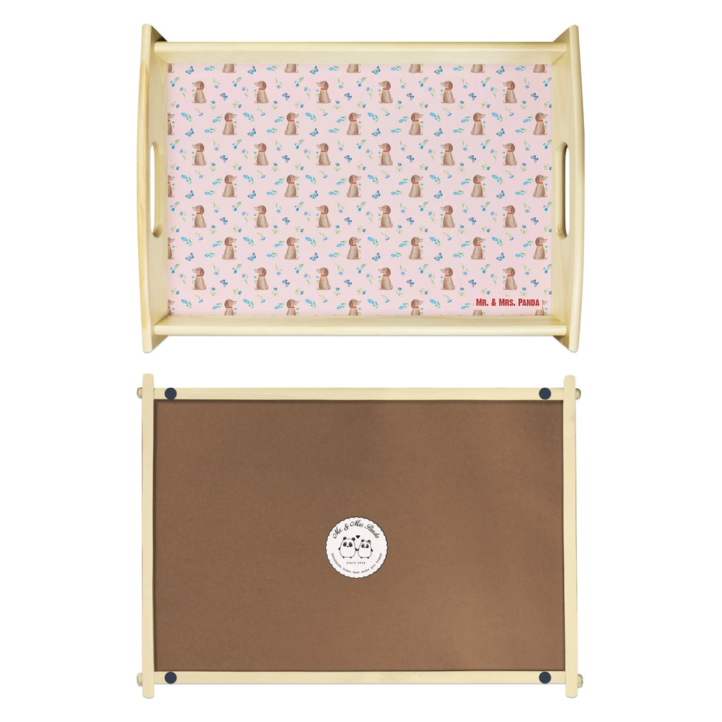 Serviertablett Hund Blume Muster Frühstückstablett, Holztablett, Dekotablett, Serviertablett, Küchentablett, Tablett, Hund, Hundemotiv, Haustier, Hunderasse, Tierliebhaber, Hundebesitzer, Sprüche, Hundeliebe, Frauchen, Hunde