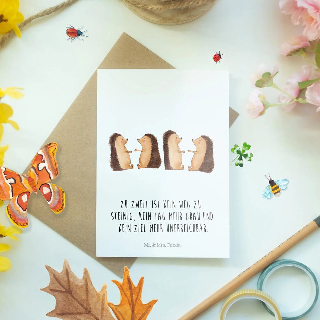 Greetings card Marriage Hedgehog invitation card, birthday card, wedding card, folding card, greeting card, Wedding, marriage, gifts, wedding, couple, couple gift, girlfriend, love, boyfriend, Hedgehog