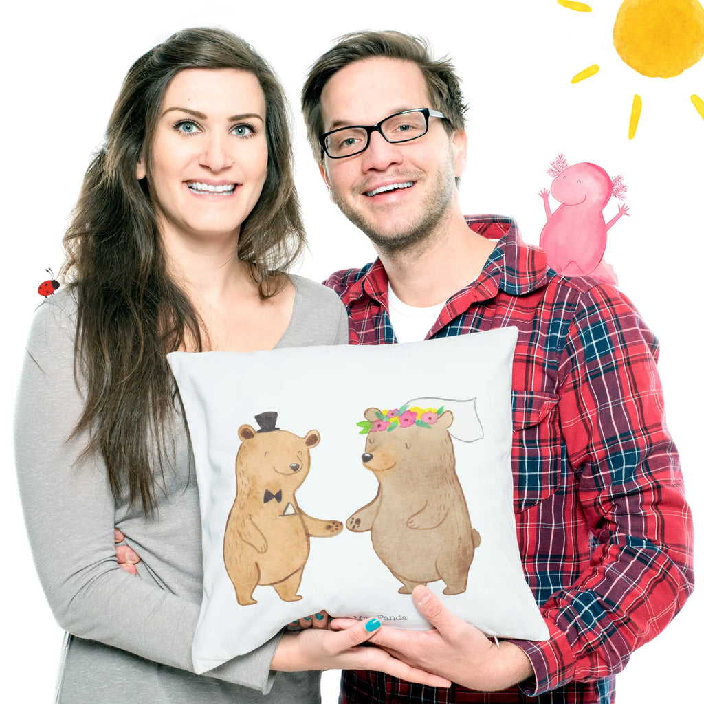 40x40 poduszka Niedźwiedzie ślub Wesele, prezent weselny, małżeństwo, przyjęcie weselne, ceremonia, prezent z ceremonii, karta weselna, przyjęcie zaręczynowe, prezent z zaręczyn, pomysły na prezenty weselne, prezenty weselne dla pary młodej