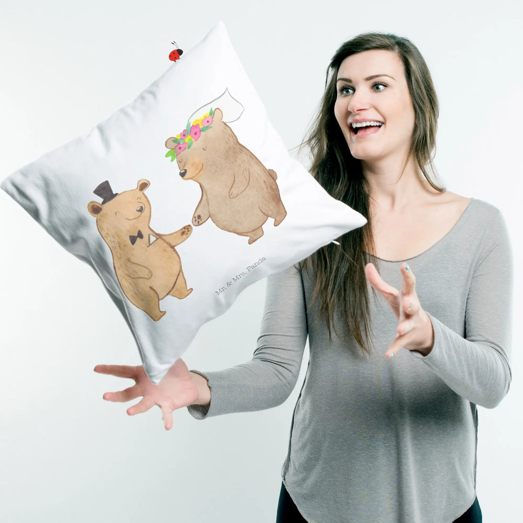 40x40 poduszka Niedźwiedzie ślub Wesele, prezent weselny, małżeństwo, przyjęcie weselne, ceremonia, prezent z ceremonii, karta weselna, przyjęcie zaręczynowe, prezent z zaręczyn, pomysły na prezenty weselne, prezenty weselne dla pary młodej