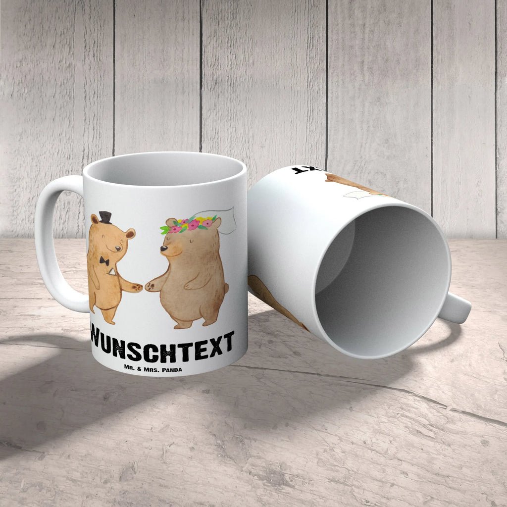 Personalisierte Tasse Bären Heirat Drucken, Tasse mit Namen, Personalisiert, Personalisierte Tasse, Namen, Wunschname, Namenstasse, Tasse, Hochzeitskarte, Hochzeit, Hochzeitsgeschenk, Ehe, Hochzeitsfeier, Trauung, Trauungsgeschenk, Verlobungsfeier, Verlobungsgeschenk, Hochzeitsgeschenkideen, Hochzeitsgeschenke für Brautpaar, Hochzeitstag, Geschenk Zur Hochzeit