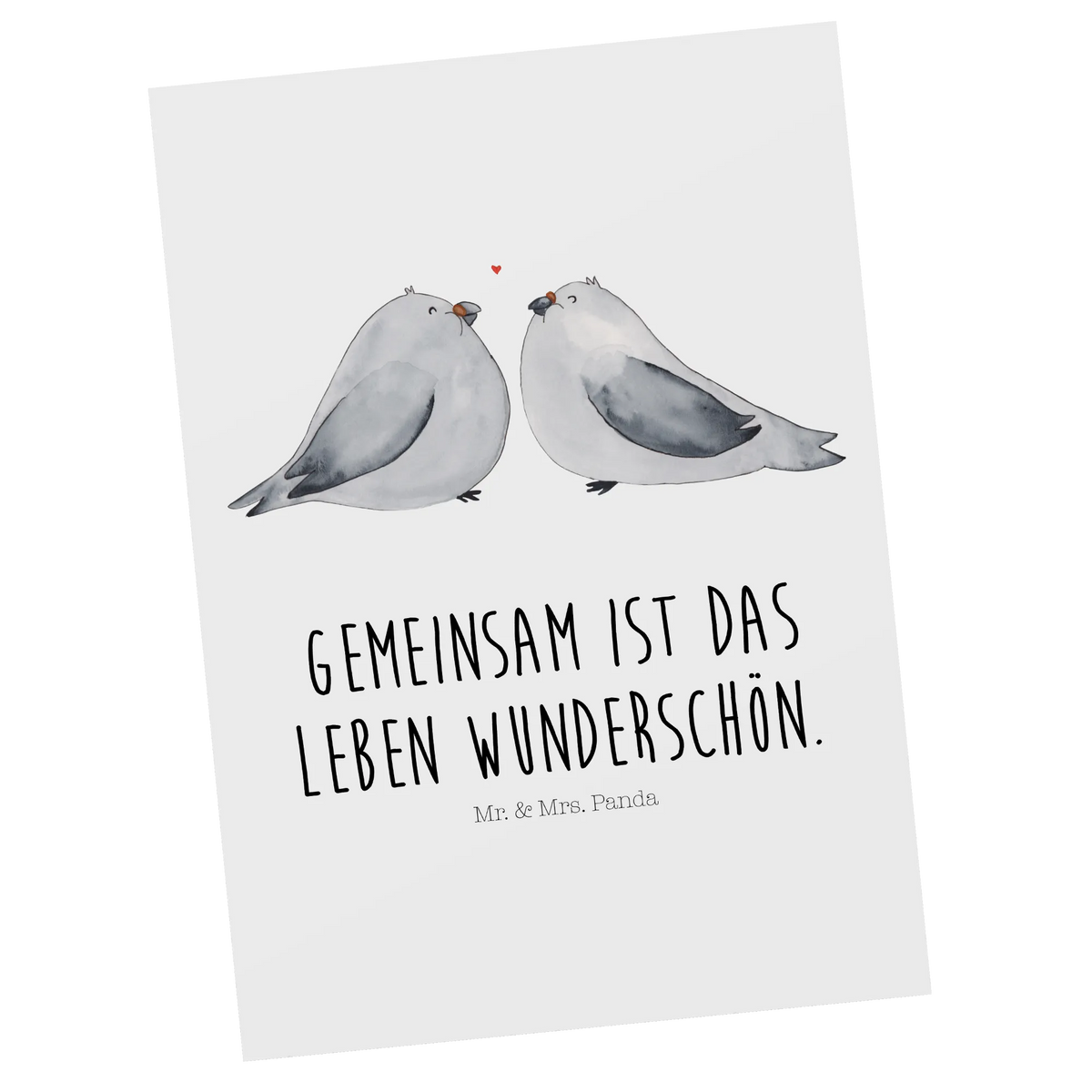 Postcard pigeons Love gifts, Wedding, marriage, Couple gift, Couple, Friend, Turtledove, Girlfriend, Dove, Doves