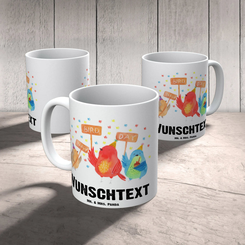 Personalisierte Tasse 40. Geburtstag Happy Bird Day Drucken, Wunschname, Tasse mit Namen, Tasse, Namenstasse, Personalisierte Tasse, Namen, Personalisiert, Geschenk, Geburtstag, Geburtstagsgeschenk, Zum, Party, Feiern, Mitbringsel, für