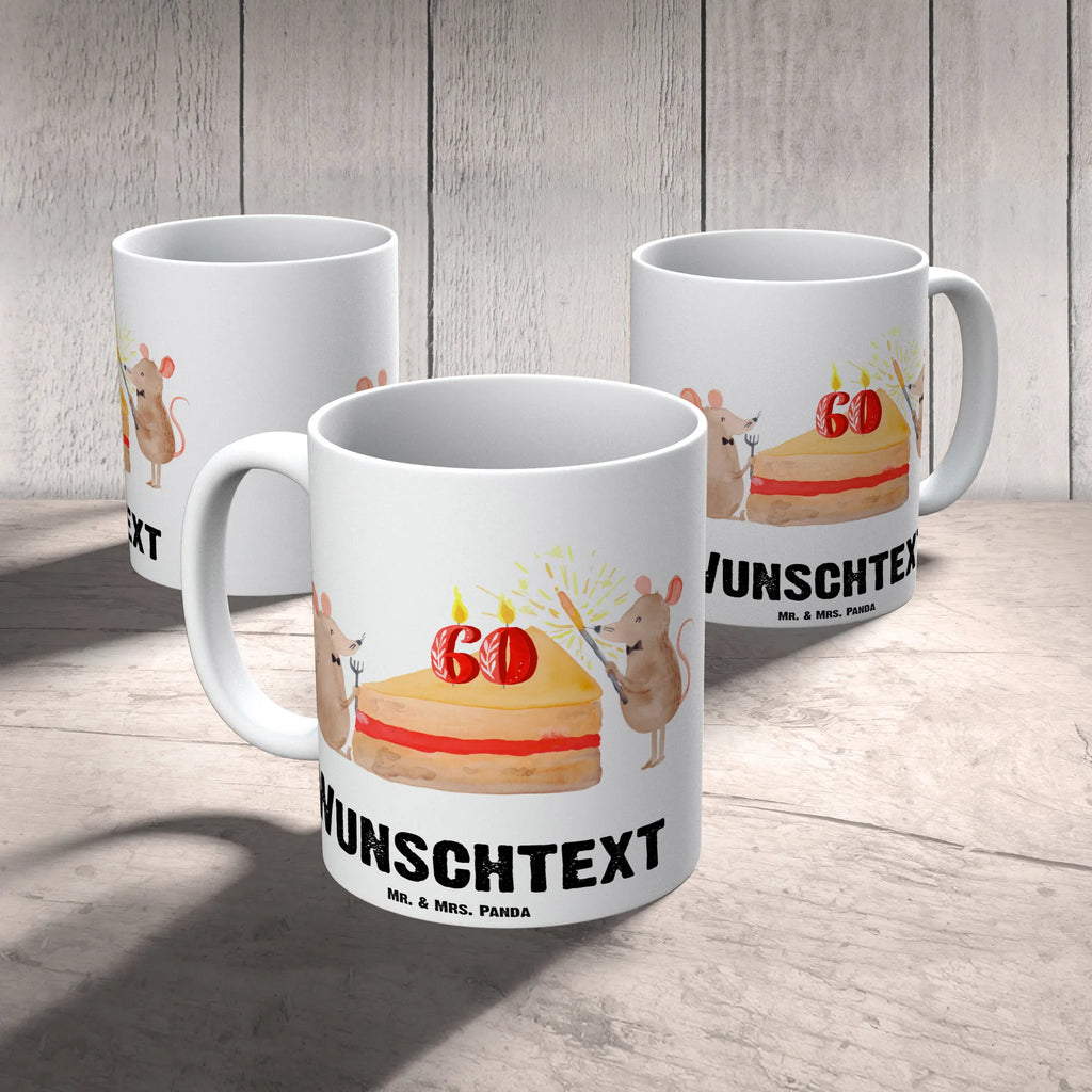 Personalisierte Tasse 60. Geburtstag Mäuse Kuchen Personalisiert, Tasse mit Namen, Namen, Drucken, Wunschname, Tasse, Namenstasse, Personalisierte Tasse, Geburtstag, Geburtstagsgeschenk, Geschenk, Geburtstage, Geburtstagsfeier, Happy Birthday, Maus