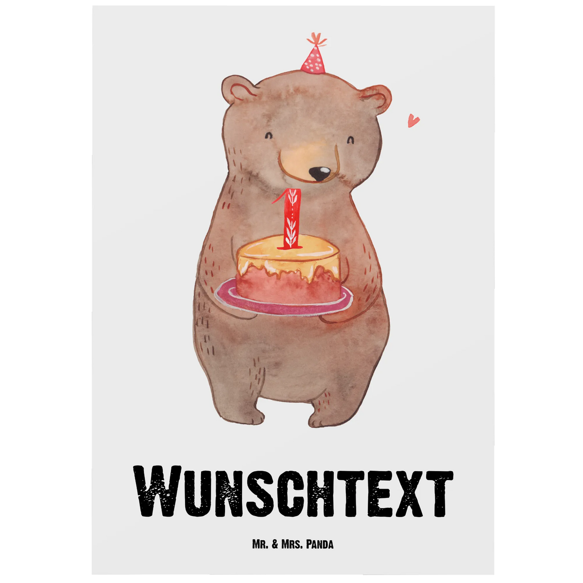 Personalised postcard bear cake 1st birthday Birthday, celebration, party, birthday party, friends, family, birthday wish, birthday present, birthday cards, 18th birthday, 30th birthday, 40th, 50th, 60th, 70th, 80th, 90th, 90th., gift ideas, gifts for girlfriend, boyfriend, mom, dad, brother, sister, congratulations, funny, sayings, 1 year, money gifts, guest gifts, gifts online, gift basket, special gifts, unusual gifts, extraordinary gifts, gift package, original gifts, gift items, special birthday gifts, birthday, cake, present
