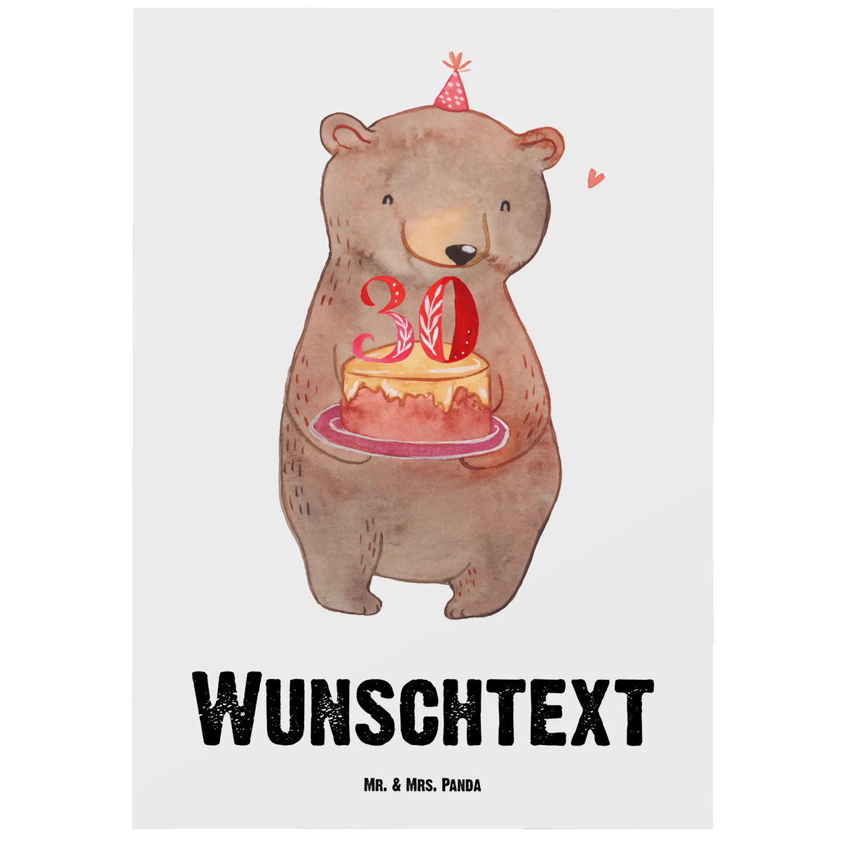 Personalised postcard bear cake 30th birthday Birthday, celebration, party, birthday party, friends, family, birthday wish, birthday present, birthday cards, 18th birthday, 30th birthday, 40th, 50th, 60th, 70th, 80th, 90th, 90th., gift ideas, gifts for girlfriend, boyfriend, mom, dad, brother, sister, congratulations, funny, sayings, 1 year, money gifts, guest gifts, gifts online, gift basket, special gifts, unusual gifts, extraordinary gifts, gift package, original gifts, gift items, special birthday gifts, present, birthday, cake
