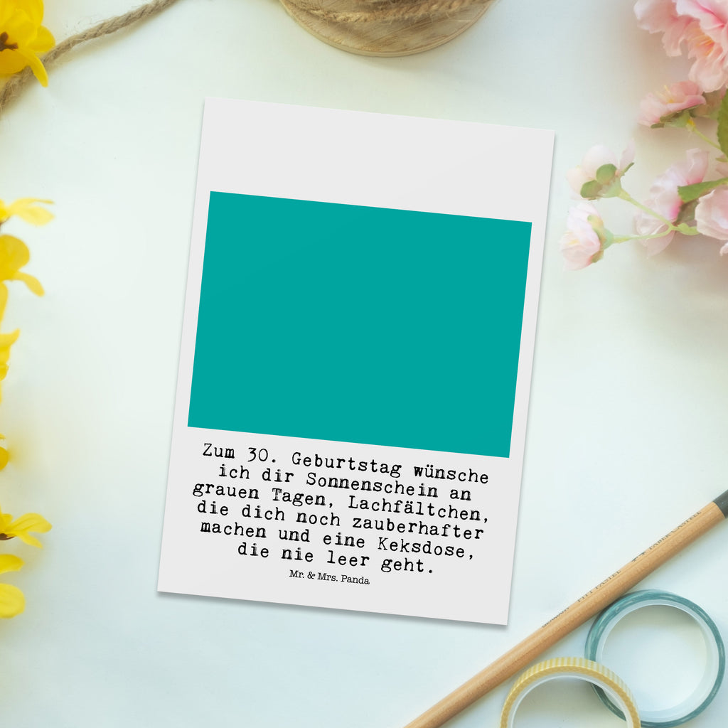 Pocztówka 30. urodziny Mysz Pingwin Urodziny, prezent urodzinowy, prezent