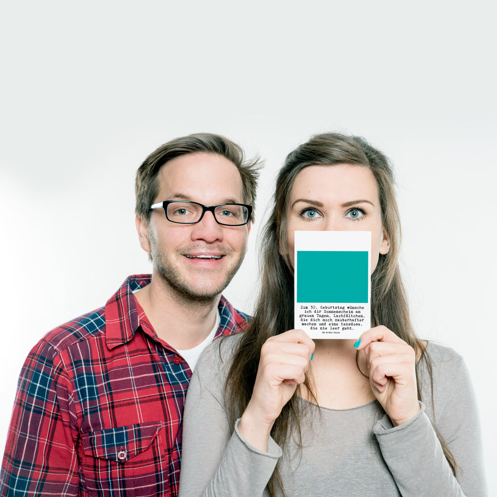 Pocztówka 30. urodziny Mysz Pingwin Urodziny, prezent urodzinowy, prezent