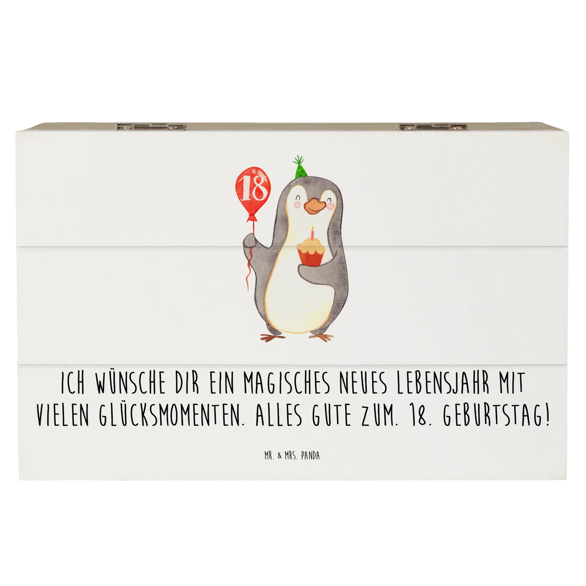 Holzkiste 18. Geburtstag Pinguin Luftballon Holzkiste mit Deckel, schmuckbox, erinnerungsbox holz, truhe mit deckel, schmuckkiste, schmucktruhe, Kiste mit Deckel, Kiste, Schatzkiste, Aufbewahrungstruhe, Holzbox mit Deckel, fotokiste, Geschenkbox, geschenkkiste, Holztruhe, aufbewahrungskiste mit deckel, Aufbewahrungsbox Holz, holzschachtel, truhe holz, schatztruhe, Erinnerungskiste, Truhe, box holz, Aufbewahrungsbox aus Holz, geschenkbox holz, Erinnerungsbox, Holzkiste, Holzbox, holzschatulle, fotobox, Holz Aufbewahrungsbox, holzkästchen, kiste holz, Box, Schatulle, Box aus Holz, geschenkbox mit deckel, schatzkiste holz, Aufbewahrungskiste, Geschenk, Geburtstag, Geburtstagsgeschenk, Geburtstage, Happy Birthday, Pinguin, Geburtstagsfeier