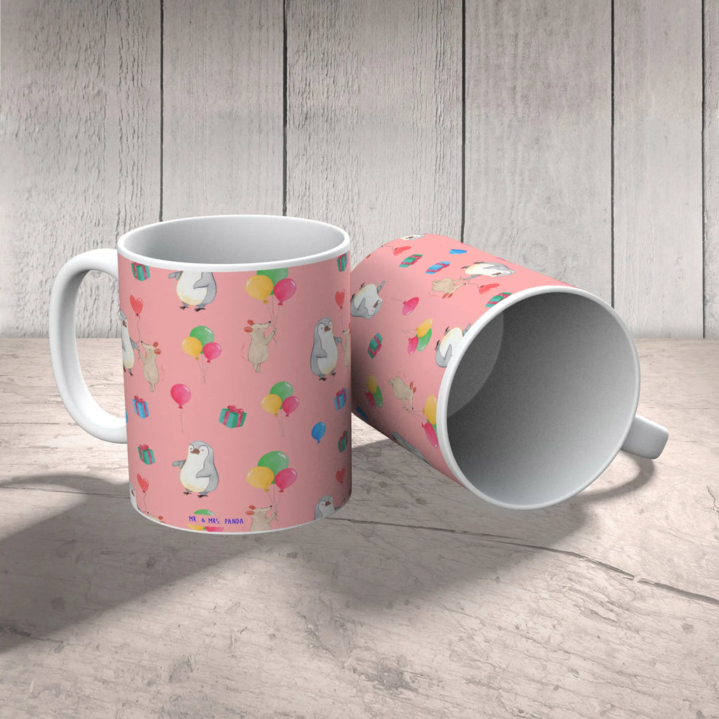 Tasse Maus Pinguin Geburtstag Muster Keramiktasse, Teetasse, Tasse mit Motiven, Geschenktasse, Kaffeetasse, Tasse, Tasse mit Zitaten, Porzellantasse, Bürotasse, Geburtstag, Geburtstagsgeschenk, Geschenk, Pinguin, Maus, Geburtstage, Geburtstagsfeier, Happy Birthday