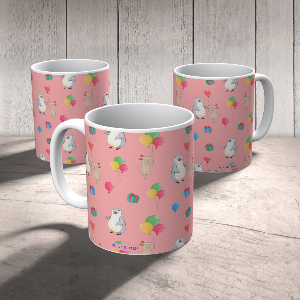 Tasse Maus Pinguin Geburtstag Muster Keramiktasse, Teetasse, Tasse mit Motiven, Geschenktasse, Kaffeetasse, Tasse, Tasse mit Zitaten, Porzellantasse, Bürotasse, Geburtstag, Geburtstagsgeschenk, Geschenk, Pinguin, Maus, Geburtstage, Geburtstagsfeier, Happy Birthday