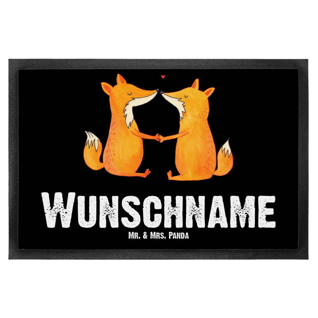 Personalisierte Fußmatte Füchse Liebe Türvorleger personalisiert, Personalisierte Fußmatte, Fußmatte bedrucken, Haustürmatte personalisiert, Bedrucken, Türvorleger mit Namen, Personalisiert, Personalisieruung, Wunschnamen, Fußmatte mit Namen, Namensfussmatte, Fuchs, Ehe, Ehemann, Freundin, Paar, Fox, Freund, Ehefrau, Partner, Liebespaar, Liebe, Liebesbeweis, Füchse, Verlobte