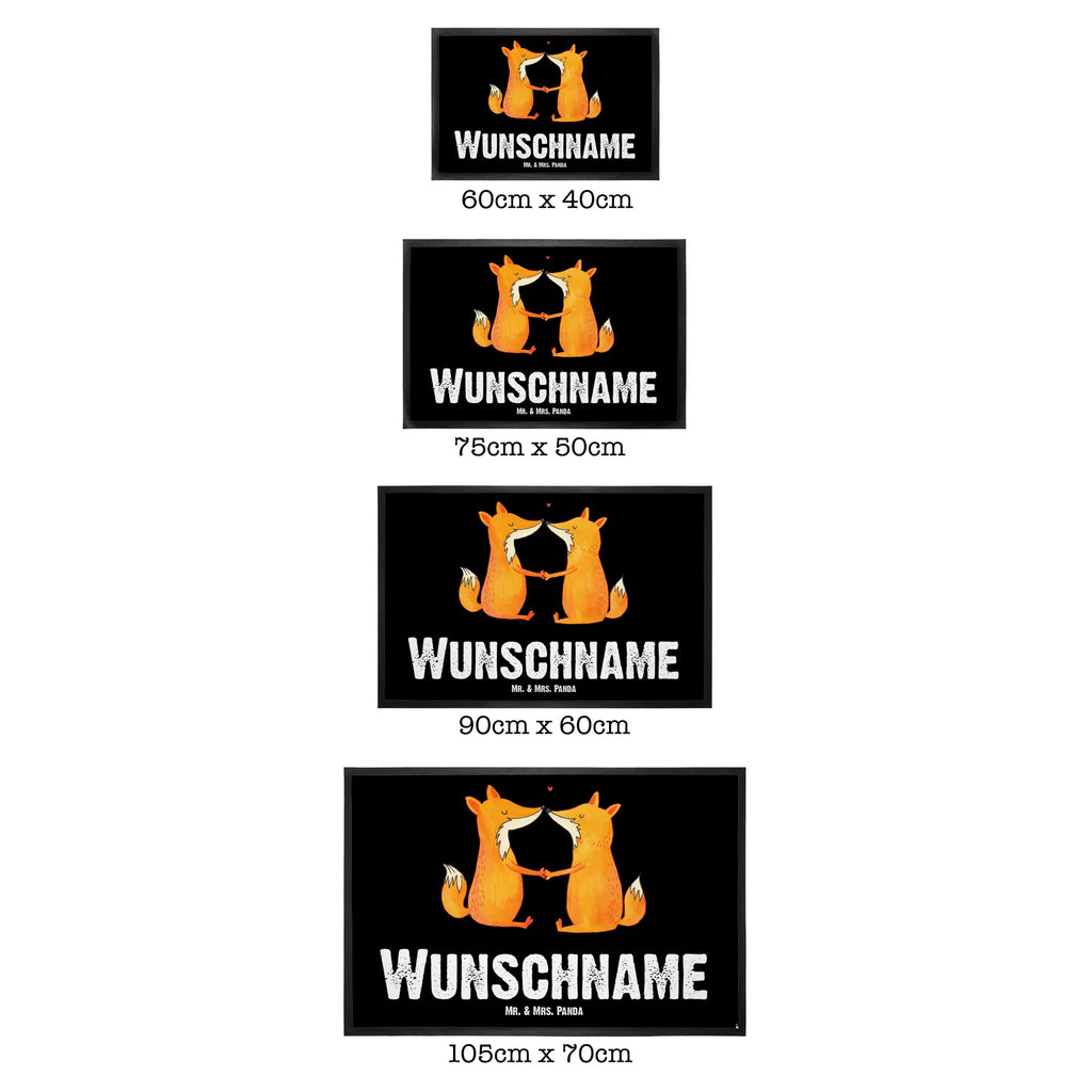 Personalisierte Fußmatte Füchse Liebe Türvorleger personalisiert, Personalisierte Fußmatte, Fußmatte bedrucken, Haustürmatte personalisiert, Bedrucken, Türvorleger mit Namen, Personalisiert, Personalisieruung, Wunschnamen, Fußmatte mit Namen, Namensfussmatte, Fuchs, Ehe, Ehemann, Freundin, Paar, Fox, Freund, Ehefrau, Partner, Liebespaar, Liebe, Liebesbeweis, Füchse, Verlobte