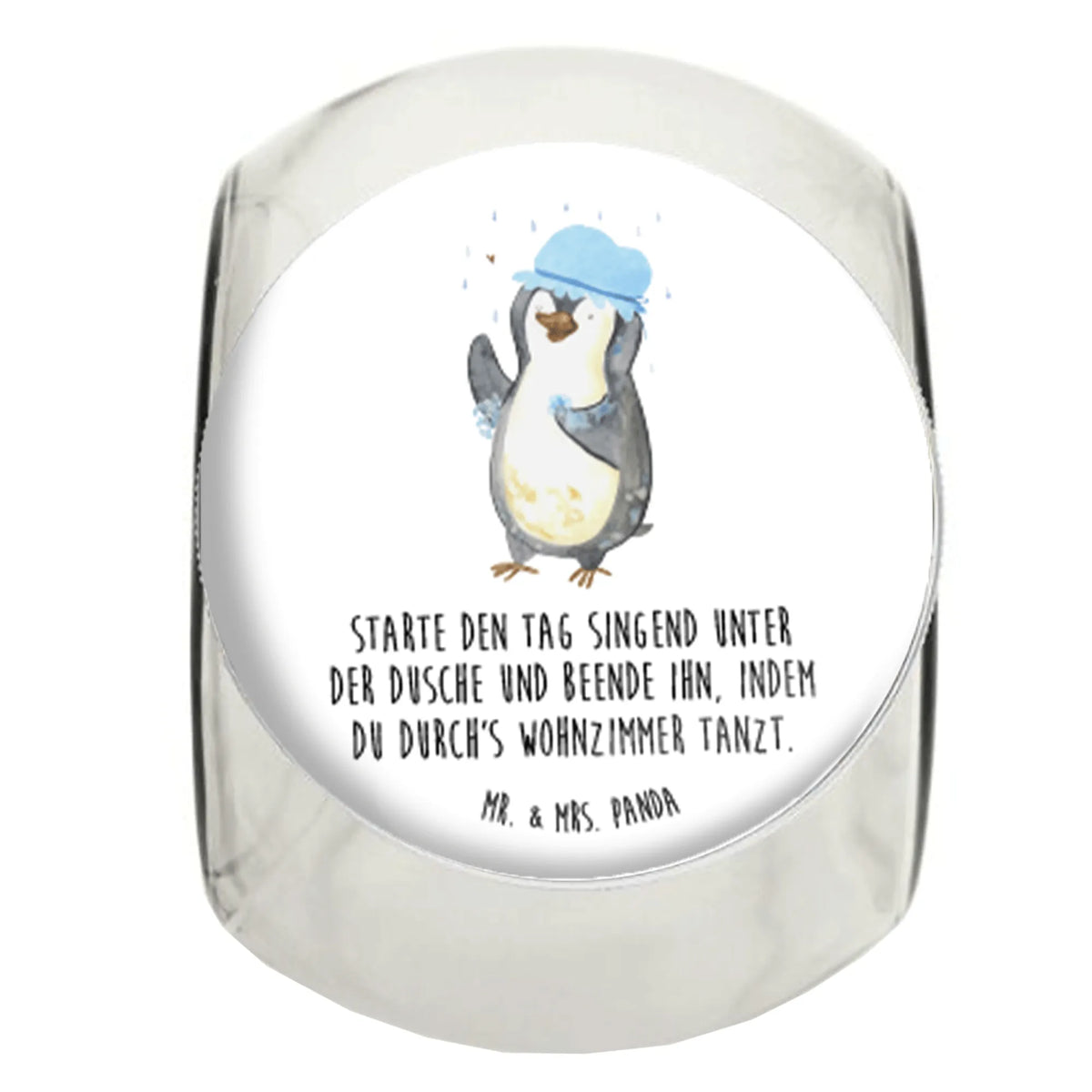 Bonbonglas Pinguin Duschen Vorratsdose, Frischhaltedose, Bonbonglas, Kaffeedose, Candyglas, schraubglas, Bonboniere, Lebensmittelbehälter, Aufbewahrungsdose, Glasdose, Vorratsbehälter, Süßigkeitenglas, Teedose, keksdose glas, gewürzglas, Bonbonbehälter, keksglas, glasbehälter, aufbewahrungsglas, Naschglas, Müsli Glas, mehrzweckglas, Süßigkeiten Glas, lebensmittelbehälter glas, Vorratsdose Glas, Naschdose, küchenglas, Dekoglas, Vorratsglas, Pinguin, Neuanfang, Dusche, Lebensmotto, Motivation, glücklich sein, Duschen, Neustart, Pinguine