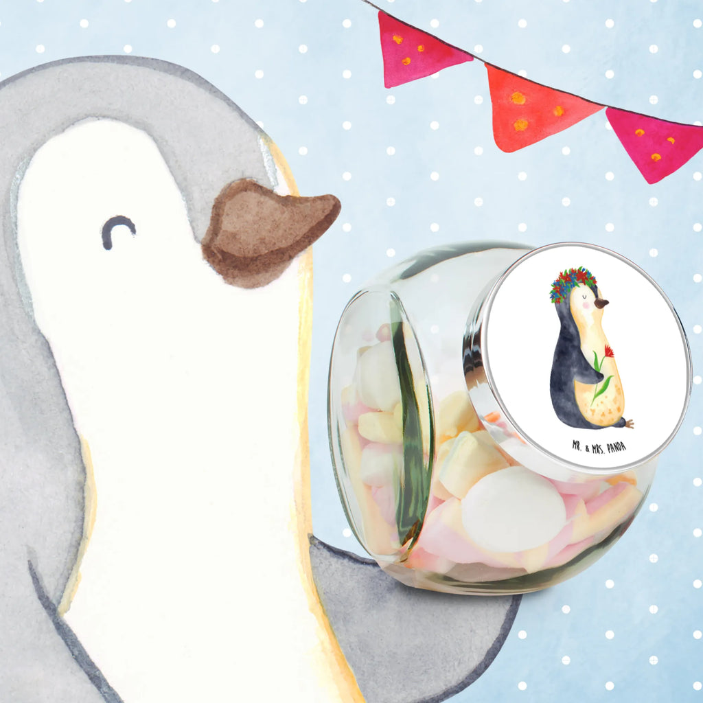Candy Jar Penguin Flower aufbewahrungsglas, glas für gewürze, glas mit verschluss, glasdosen, glas für müsli, Candyglas, aufbewahrungsgläser, vorratsgläser, Bonbonglas, Glas Für Bonbons, glasbehälter, Naschdose, süßigkeitengläser, Vorratsbehälter, aufbewahrungsbehälter, mehrzweckglas, keksglas, Bonbonbehälter, schraubglas, keksdose glas, glas mit deckel, glas für süßigkeiten, Vorratsdose, Vorratsglas, glas für kaffee, müsliglas, gewürzglas, Glasdose, glas für tee, Süßigkeitenglas, Bonboniere, Vorratsdose Glas, bonbongläser, Naschglas, lebensmittelbehälter glas, Pinguin, Blumenkranz, Universum, Liebeskummer, Geschenkidee, Lebenslust, Leben, Pinguine, Wünsche, Ziele, Lebensziele, Motivation