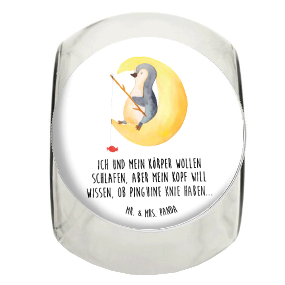 Bonbonglas Pinguin Mond Glasdose, gewürzglas, Naschglas, Vorratsdose, lebensmittelbehälter glas, Dekoglas, Frischhaltedose, Bonboniere, Süßigkeitenglas, Süßigkeiten Glas, Lebensmittelbehälter, Aufbewahrungsdose, küchenglas, Bonbonbehälter, Vorratsdose Glas, keksglas, Vorratsglas, Vorratsbehälter, Kaffeedose, aufbewahrungsglas, keksdose glas, mehrzweckglas, Naschdose, glasbehälter, schraubglas, Müsli Glas, Candyglas, Bonbonglas, Teedose, Pinguin, Spruch, Schlafzimmer, Einschlafen, Nachtruhe, Gästezimmer, Pinguine, schlafen, Schlafstörungen