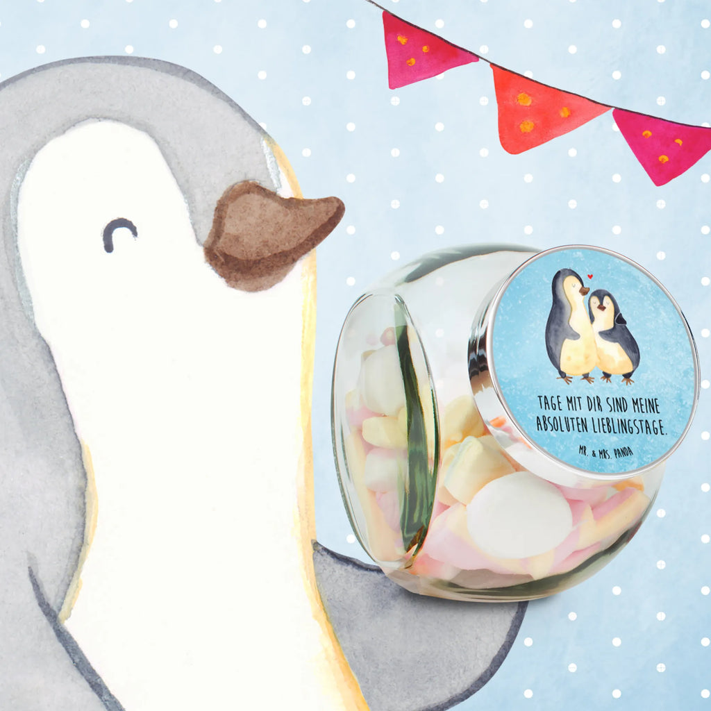 Candy Jar Penguin embrace Penguin, North Pole, Winter, Penguins, wedding gift, engagement, love gift, lovers, anniversary, penguin, wedding day, proof of love, love, wedding