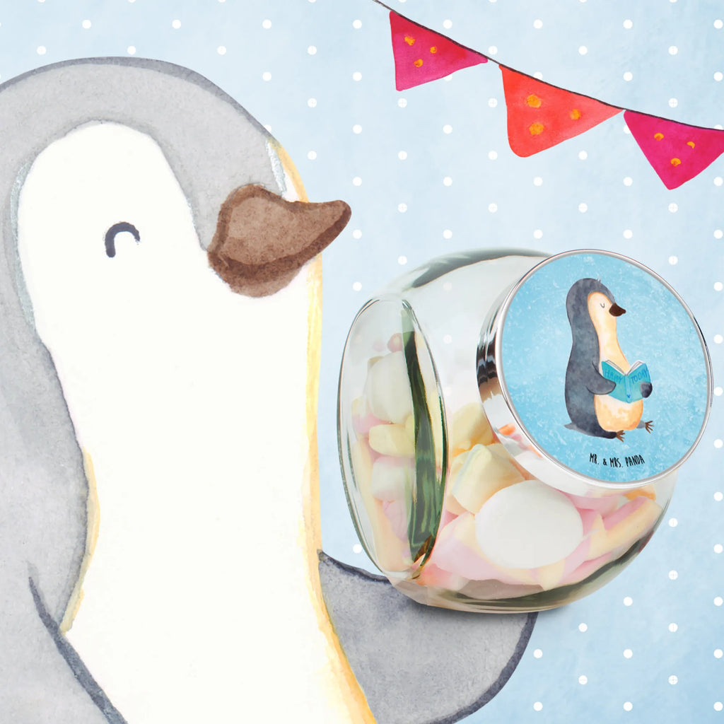 Słoik na cukierki pingwin książka Pinguin