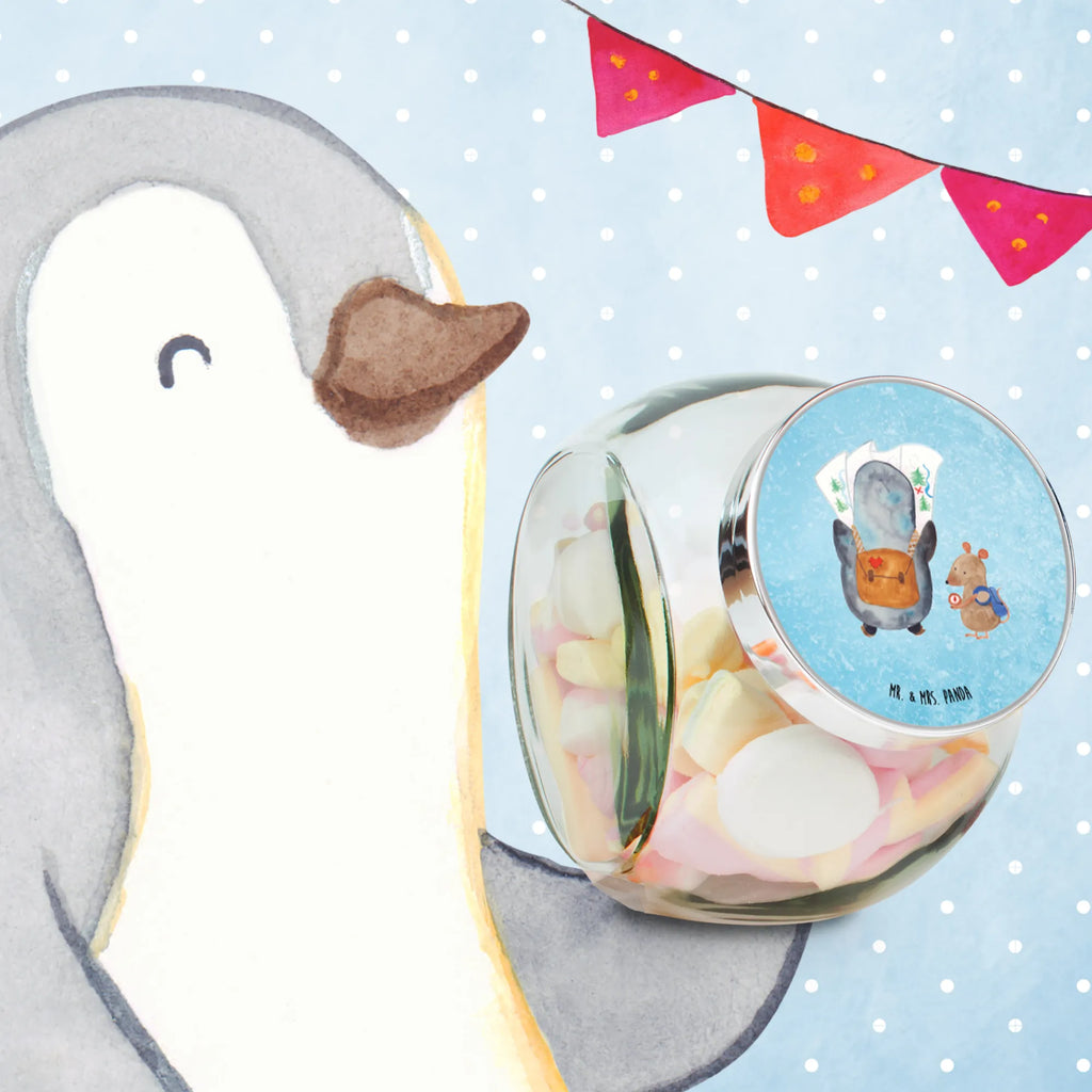 Słoik na cukierki Pingwin i Mysz Wędrowcy Vorratsdose, Bonbonglas, lebensmittelbehälter glas, vorratsgläser, gewürzglas, keksdose glas, glas für müsli, Candyglas, glas mit verschluss, aufbewahrungsgläser, glasdosen, aufbewahrungsbehälter, Glasdose, bonbongläser, Vorratsdose Glas, schraubglas, Bonboniere, glas für tee, mehrzweckglas, glas für kaffee, glas mit deckel, Glas Für Bonbons, Bonbonbehälter, glasbehälter, Vorratsglas, aufbewahrungsglas, süßigkeitengläser, Naschdose, glas für gewürze, glas für süßigkeiten, Süßigkeitenglas, Naschglas, müsliglas, Vorratsbehälter, keksglas, Pinguin, Pinguine, Roadtrip, Wanderlust, Abenteuer, Ausflug, Abenteurer, Wandern