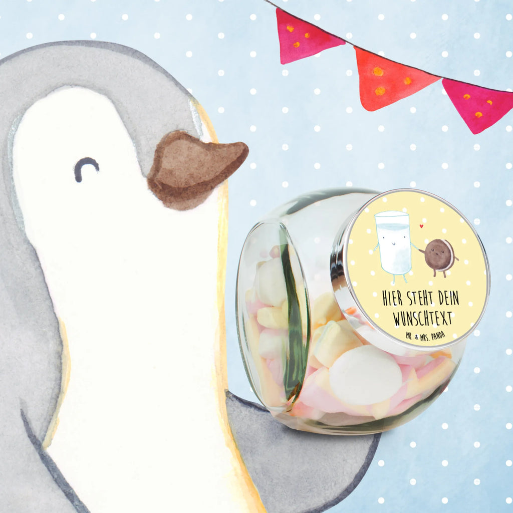 Spersonalizowany słoik na cukierki mleko ciastko Motywy zwierzęce, dobra energia, zabawne powiedzonka, zwierzęta