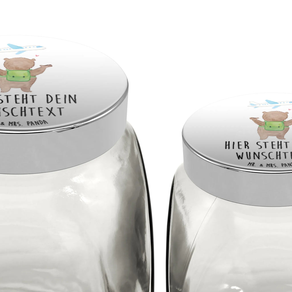 Personalized Candy Jar bear Airplane Love, Loving, Two, Together, Marriage, Engagement, Proposal of marriage, Love gift, gift for her, gift for him, anniversary gift, Valentine&#39;s Day Gift for Women Love Gift Anniversary Wedding Anniversary Party Favor Gift for Girlfriend Gift for Partner Boyfriend Gift Token of Love for Men for Husband