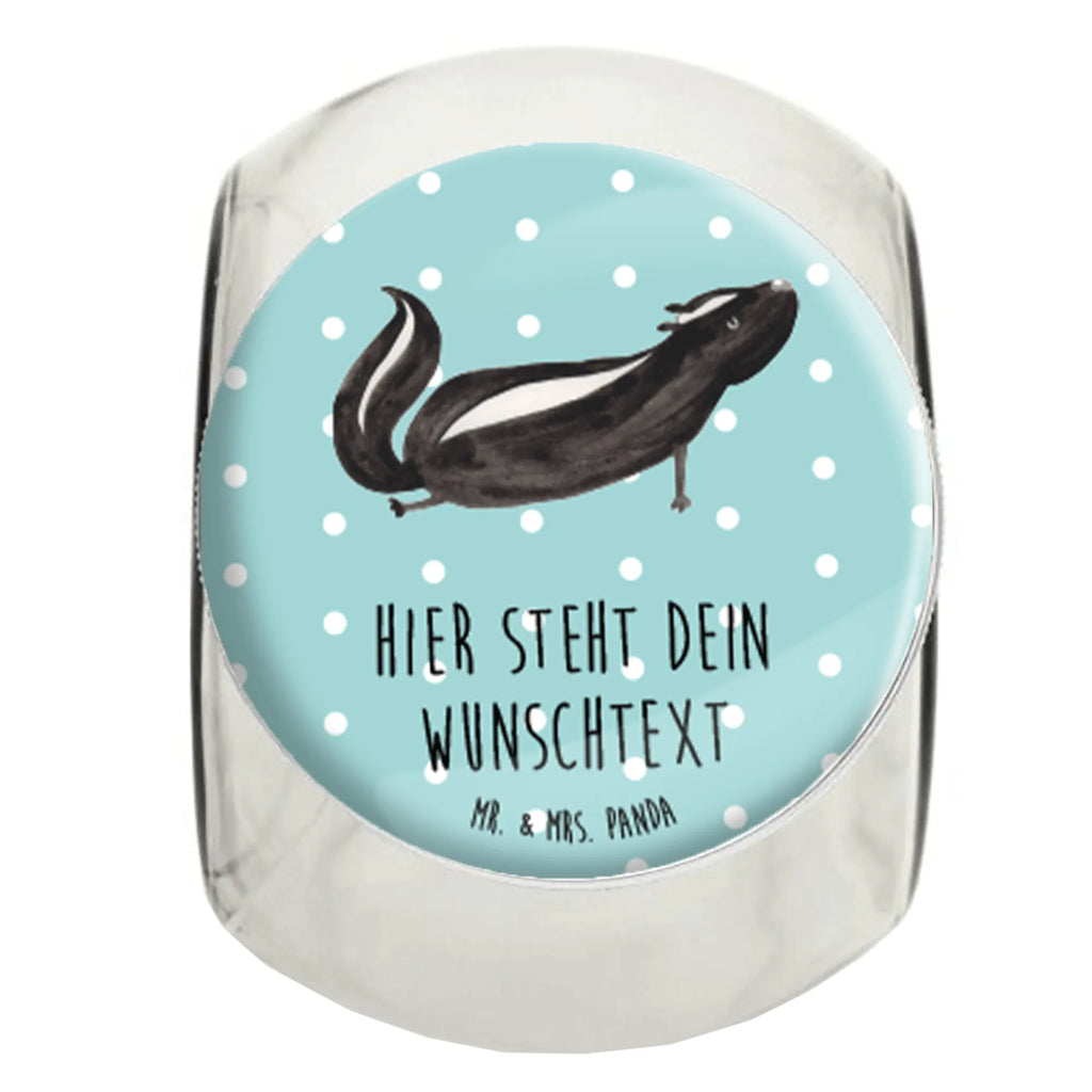 Spersonalizowany słoik na cukierki skunks Joga Stinktier, Skunk