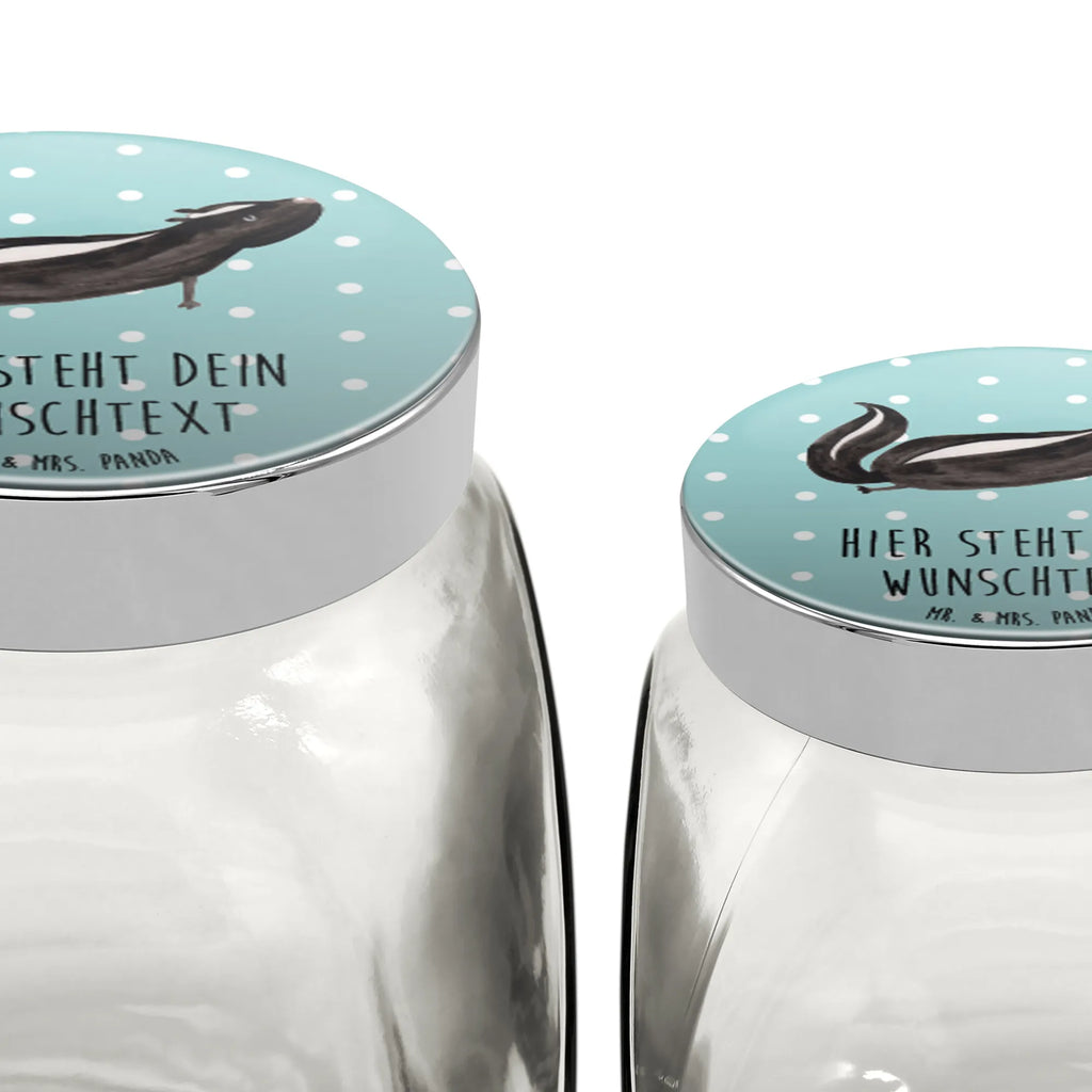 Spersonalizowany słoik na cukierki skunks Joga Stinktier, Skunk