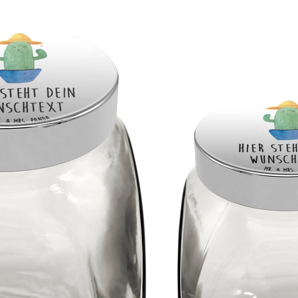 Personalized Candy Jar cactus cap cactus, cactuses, plants, cactus plant, small green cactus, city trip, gift idea, cactus love, globetrotter, motivation, travel diary, world trip, slogan, travel