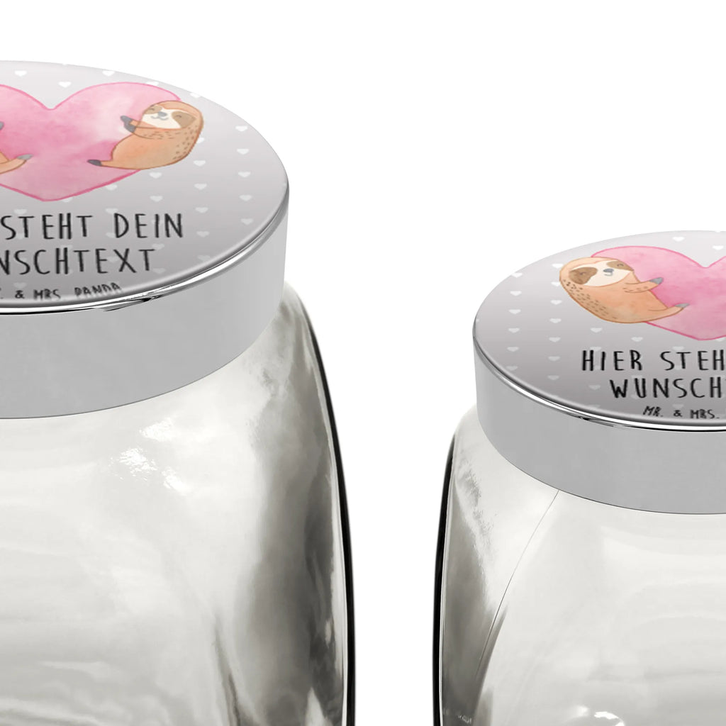 Personalized Candy Jar sloths Heart Love, Loving, Two, Together, Marriage, Engagement, Proposal of marriage, Love gift, gift for her, gift for him, anniversary gift, Valentine&#39;s Day Gift for Women Love Gift Anniversary Wedding Anniversary Party Favor Gift for Girlfriend Gift for Partner Boyfriend Gift Token of Love for Men for Husband