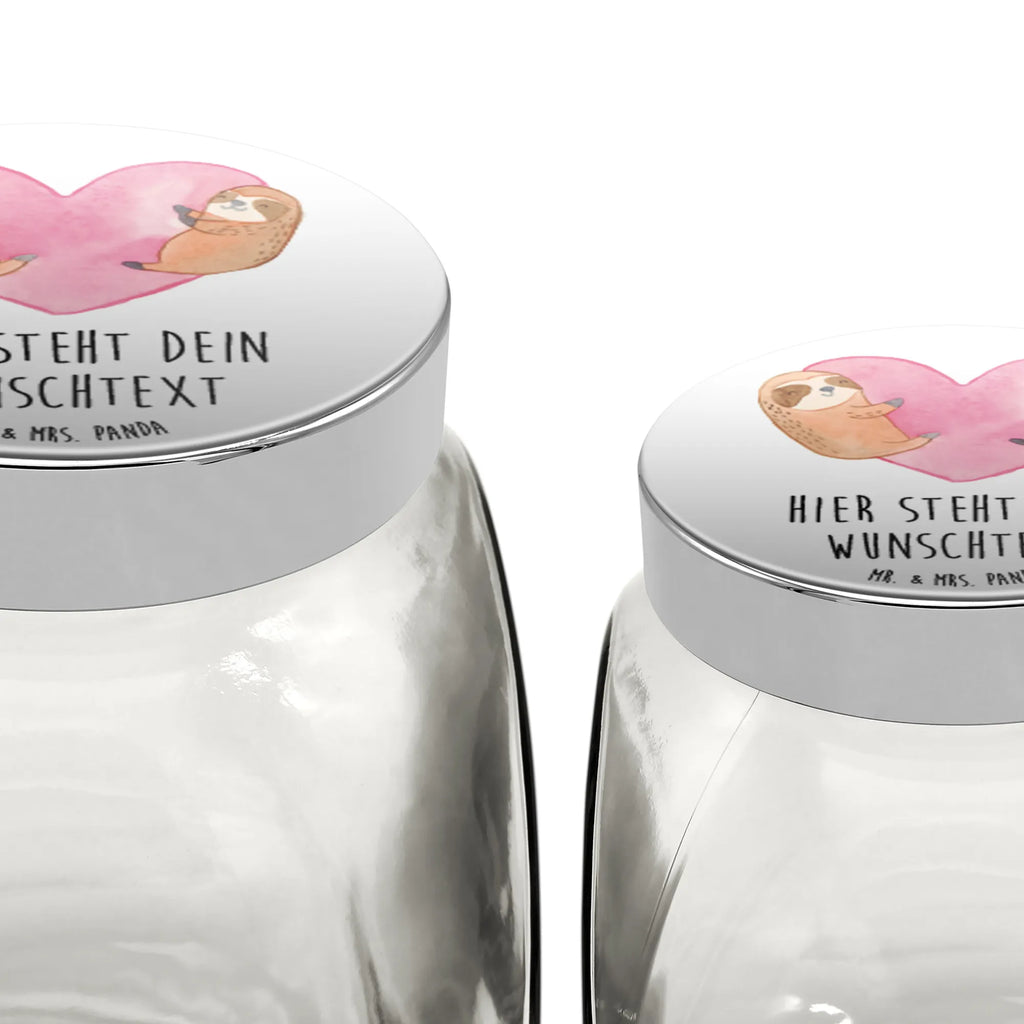 Personalized Candy Jar sloths Heart Love, Loving, Two, Together, Marriage, Engagement, Proposal of marriage, Love gift, gift for her, gift for him, anniversary gift, Valentine&#39;s Day Gift for Women Love Gift Anniversary Wedding Anniversary Party Favor Gift for Girlfriend Gift for Partner Boyfriend Gift Token of Love for Men for Husband