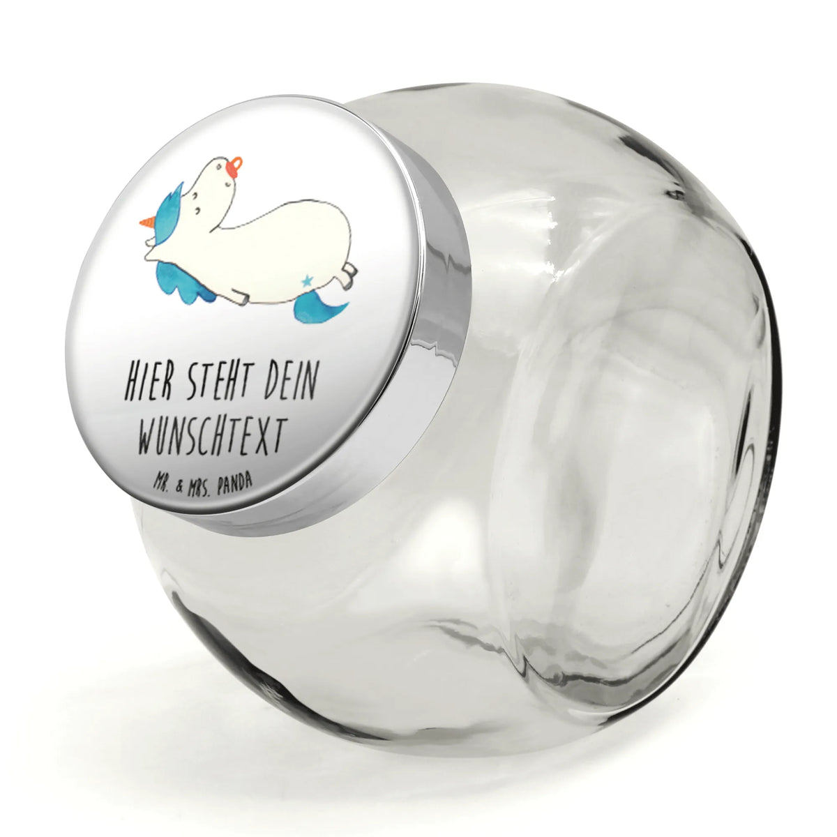 Personalized Candy Jar unicorn dummy toddler, pacifier, mother, infant, gift birth, birth gift, birth present