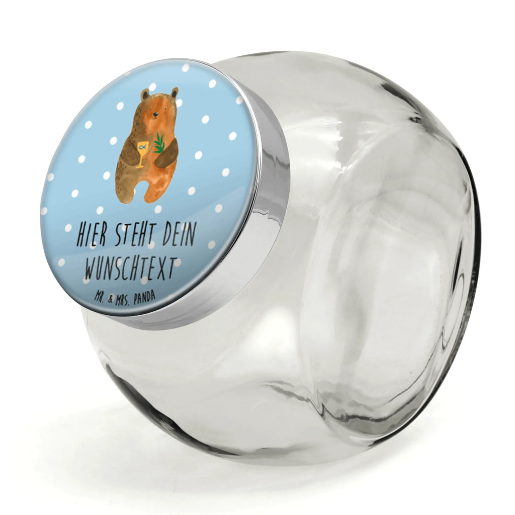 Personalized Candy Jar bear confirmation bear, teddy, teddy bear, cuddly toy, evangelic, service, confirmation, church