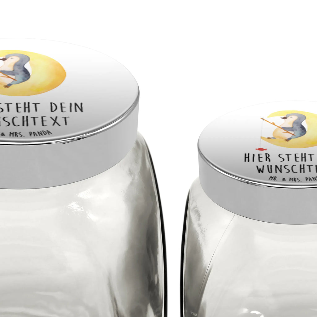 Personalized Candy Jar Penguin moon Penguin, North Pole, Winter, Penguins, bedroom, sleep, falling asleep, penguins, night's rest, saying, guest room, insomnia