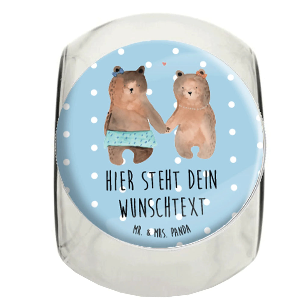 Spersonalizowany słoik na cukierki Niedźwiedź przyjaciółka Niedźwiedź, Miś, Pluszowy miś