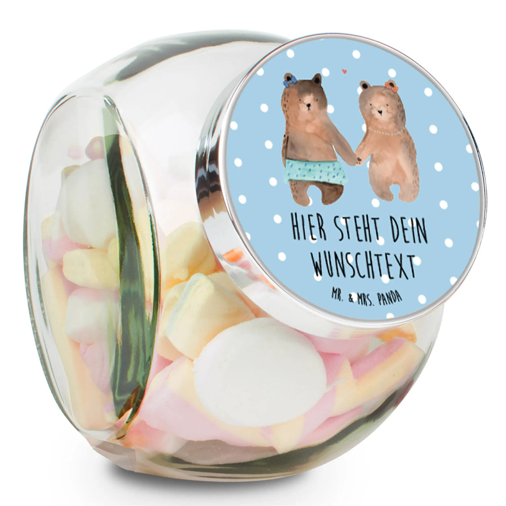 Spersonalizowany słoik na cukierki Niedźwiedź przyjaciółka Niedźwiedź, Miś, Pluszowy miś
