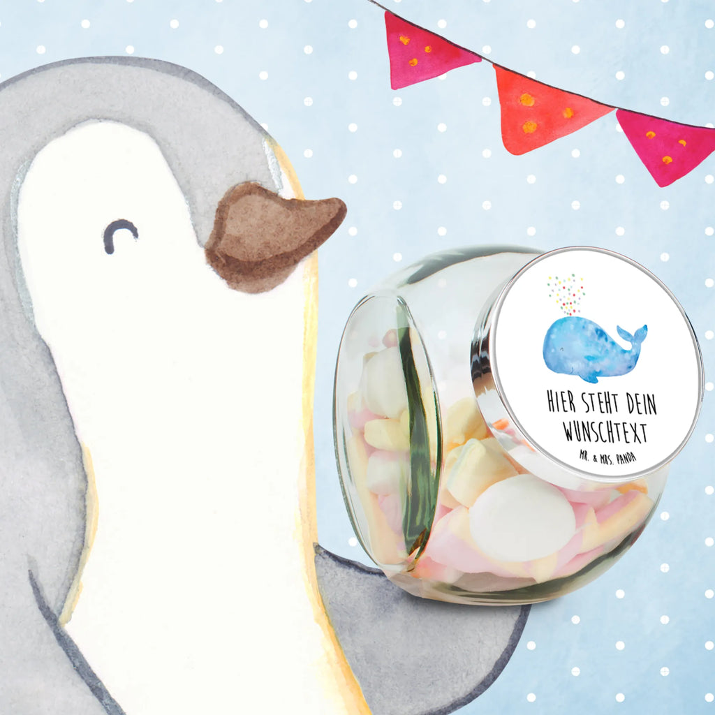 Personalized Candy Jar whale confetti Seafood, aquatic animals, ocean, sea, fish, shells, corals, reef, whale, narwhal, sea urchin, lobster, platypus, turtle, manatee, crocodile, orca, shrimp, gifts for seafood lovers, water world, underwater animals, underwater world, vacation, deep sea, seafood fans, gift ideas, seafood decoration, seafood posters, whales, losing weight, new start, confetti, Whale, new beginning, period of life, separation, birthday, motivation, diet
