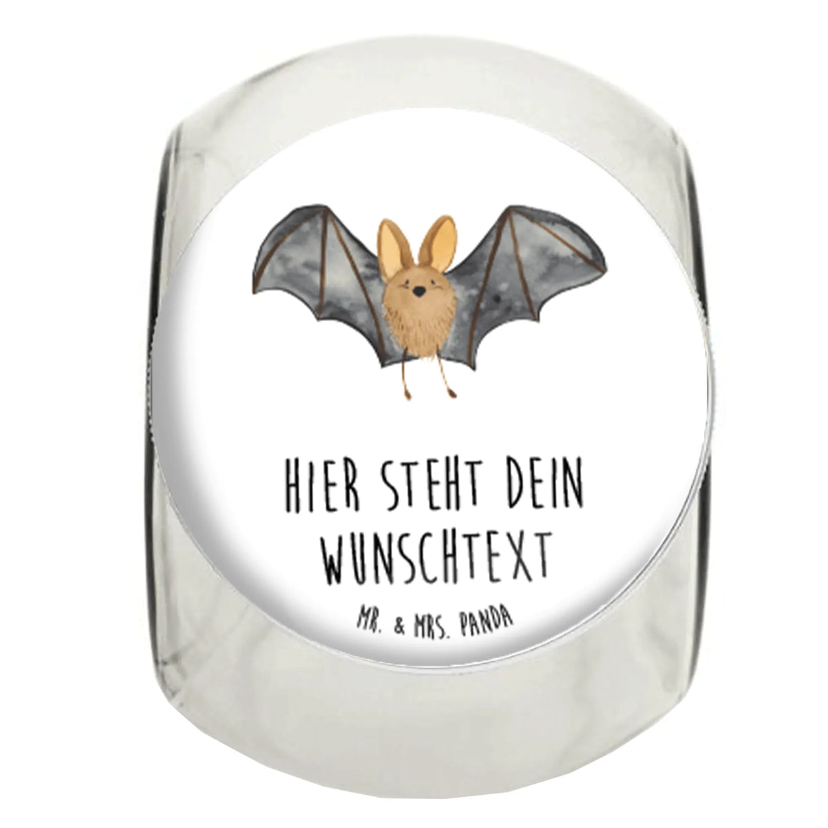 Personalized Candy Jar bat wing card, gift ideas, gifts, small animals, cute, cute animal motives, hand drawn, funny sayings, good mood, special gifts, animal lover