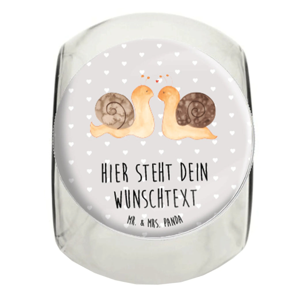 Spersonalizowany słoik na cukierki Miłość ślimaków Miłość, partner, przyjaciel, przyjaciółka, mąż, żona, wesele, zaręczyny, prośba o rękę, prezent miłosny, rocznica, dzień ślubu
