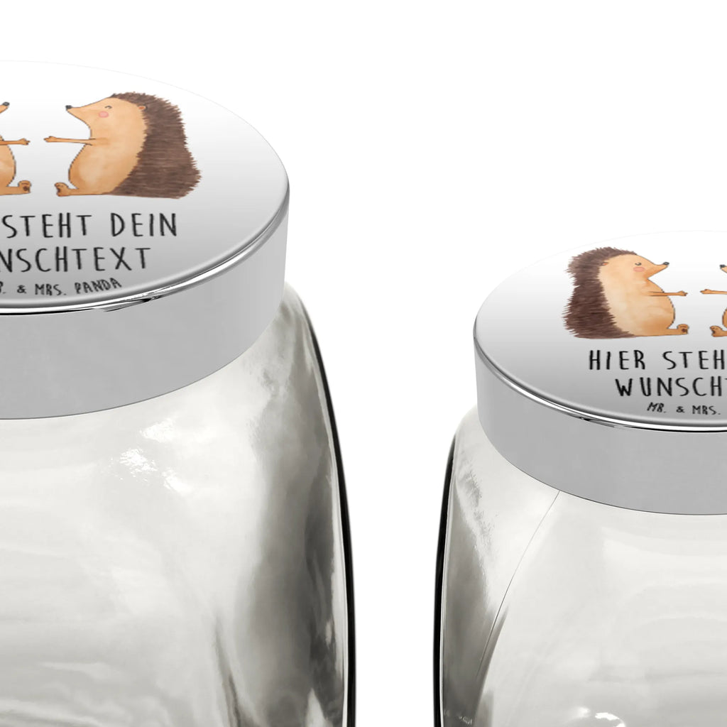 Spersonalizowany słoik na cukierki Miłość jeży Miłość, partner, przyjaciel, przyjaciółka, mąż, żona, wesele, zaręczyny, prośba o rękę, prezent miłosny, rocznica, dzień ślubu