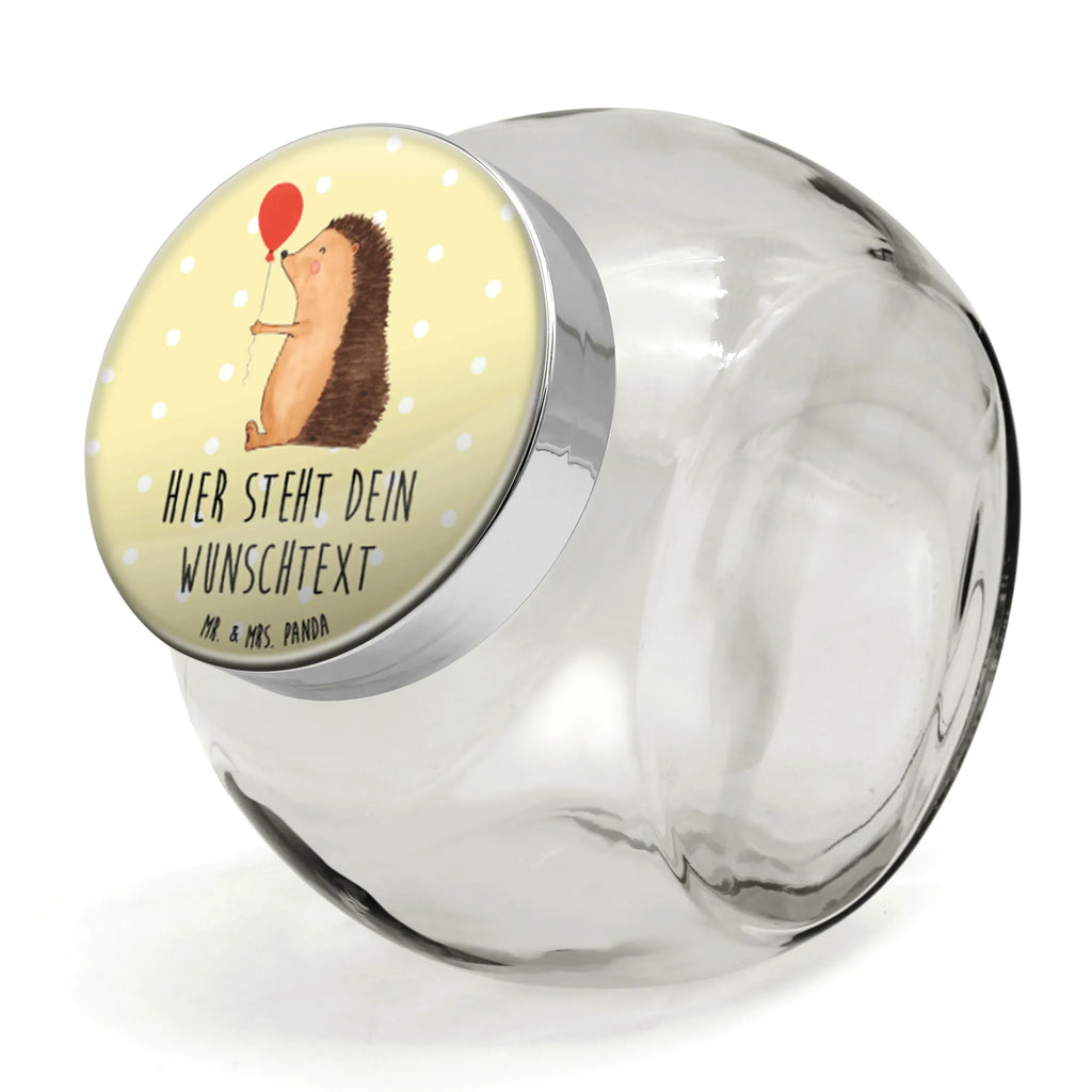 Personalized Candy Jar Hedgehog balloon small animals, cute, funny, cute animal motives, hand drawn, small world, funny sayings, good mood, happy, gifts, gift ideas, special gifts, animal lover, card, Happy Birthday, Birthday Child, Birthday, Balloon, hedgehog