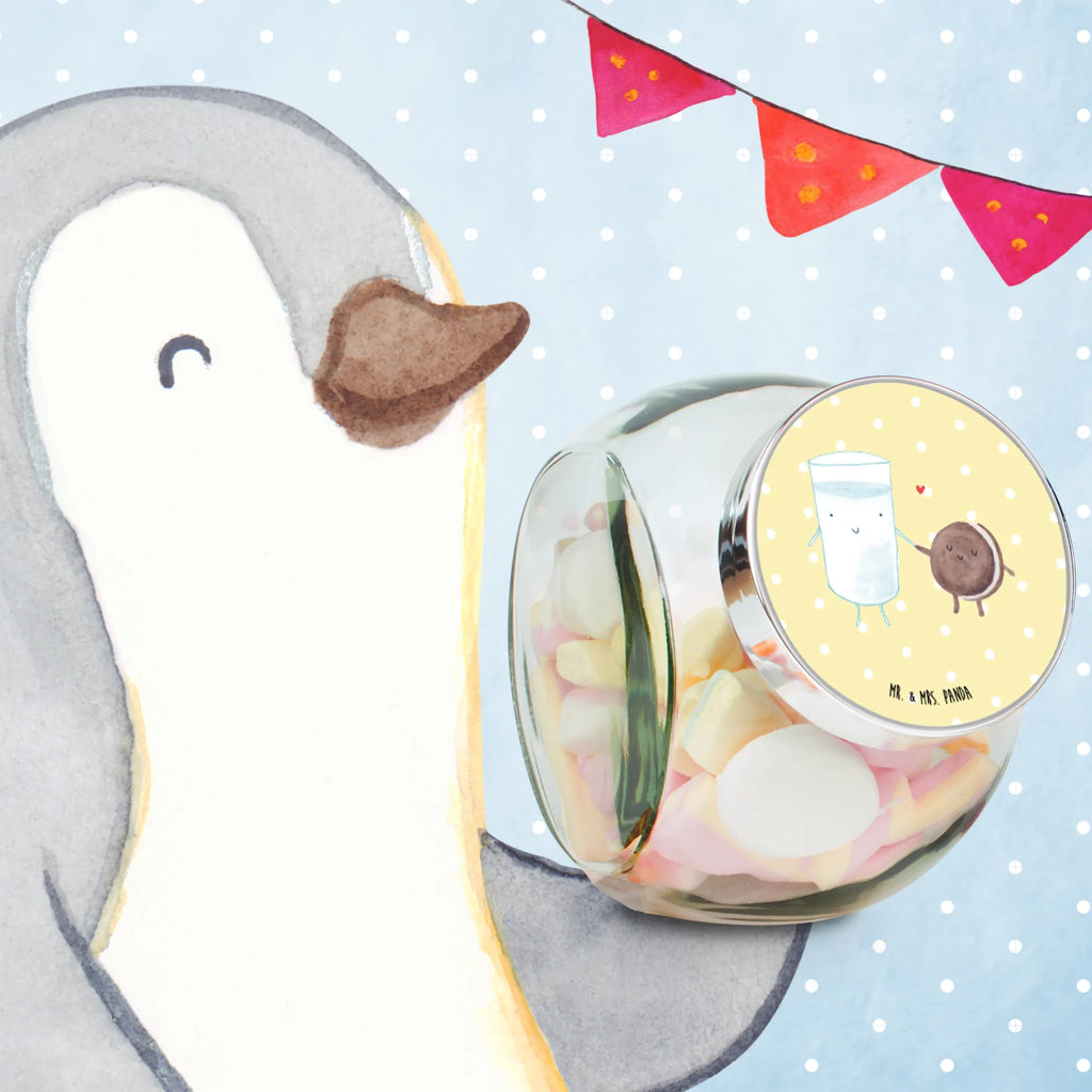 Słoik na cukierki mleko ciastko Motywy zwierzęce, dobra energia, zabawne powiedzonka, zwierzęta