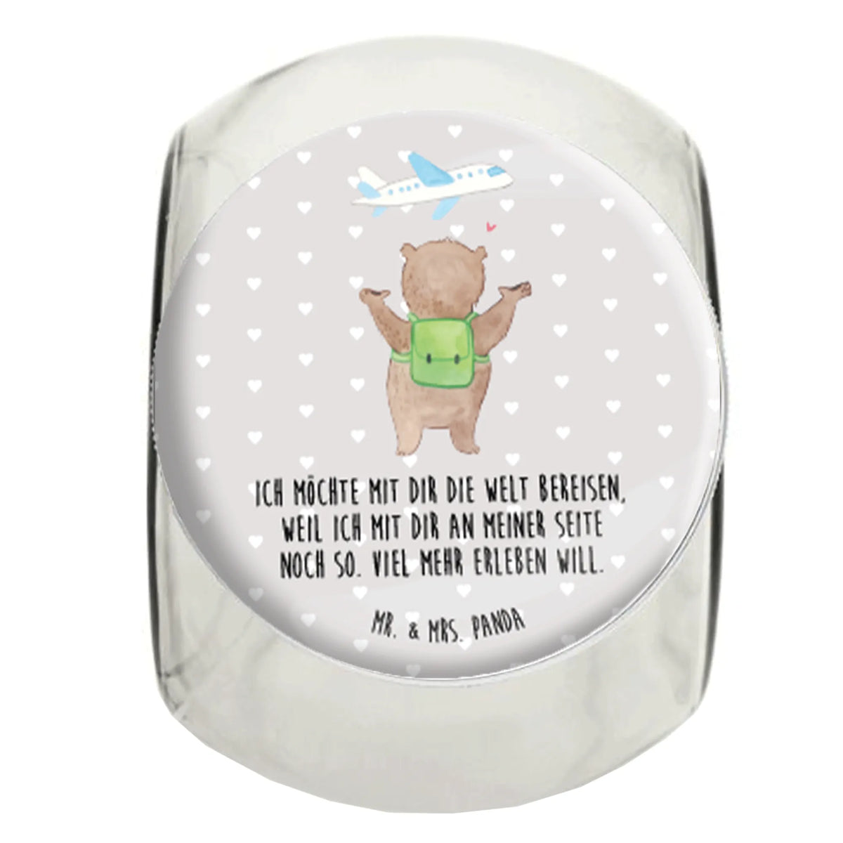 Candy Jar bear Airplane anniversary gift, gift for him, gift for her, Love gift, Proposal of marriage, Marriage, Together, Two, Loving, Valentine's Day Gift for Women Love Gift Anniversary Wedding Anniversary Party Favor Gift for Girlfriend Gift for Partner Boyfriend Gift Token of Love for Men for Husband
