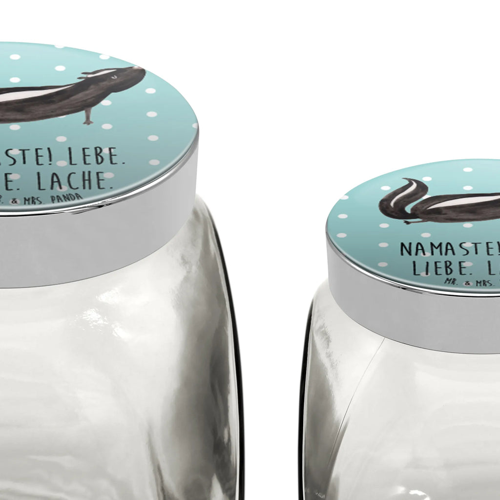 Candy Jar skunk yoga glas für gewürze, Naschglas, aufbewahrungsgläser, schraubglas, glas für süßigkeiten, gewürzglas, glasbehälter, glas mit deckel, glas für tee, Bonboniere, glas für kaffee, Glasdose, Bonbonglas, lebensmittelbehälter glas, Naschdose, Candyglas, Glas Für Bonbons, mehrzweckglas, vorratsgläser, aufbewahrungsbehälter, glas mit verschluss, Vorratsdose, Vorratsdose Glas, Vorratsglas, bonbongläser, müsliglas, Süßigkeitenglas, keksdose glas, Vorratsbehälter, glasdosen, Bonbonbehälter, glas für müsli, süßigkeitengläser, aufbewahrungsglas, keksglas, Skunk, Stinktier, Wildtier, Raubtier, Namaste, Lebe, Stinker, Stinki, Lache, Yoga, Liebe