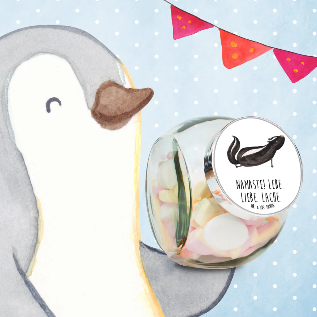 Candy Jar skunk yoga glas für gewürze, Naschglas, aufbewahrungsgläser, schraubglas, glas für süßigkeiten, gewürzglas, glasbehälter, glas mit deckel, glas für tee, Bonboniere, glas für kaffee, Glasdose, Bonbonglas, lebensmittelbehälter glas, Naschdose, Candyglas, Glas Für Bonbons, mehrzweckglas, vorratsgläser, aufbewahrungsbehälter, glas mit verschluss, Vorratsdose, Vorratsdose Glas, Vorratsglas, bonbongläser, müsliglas, Süßigkeitenglas, keksdose glas, Vorratsbehälter, glasdosen, Bonbonbehälter, glas für müsli, süßigkeitengläser, aufbewahrungsglas, keksglas, Skunk, Stinktier, Wildtier, Raubtier, Namaste, Lebe, Stinker, Stinki, Lache, Yoga, Liebe