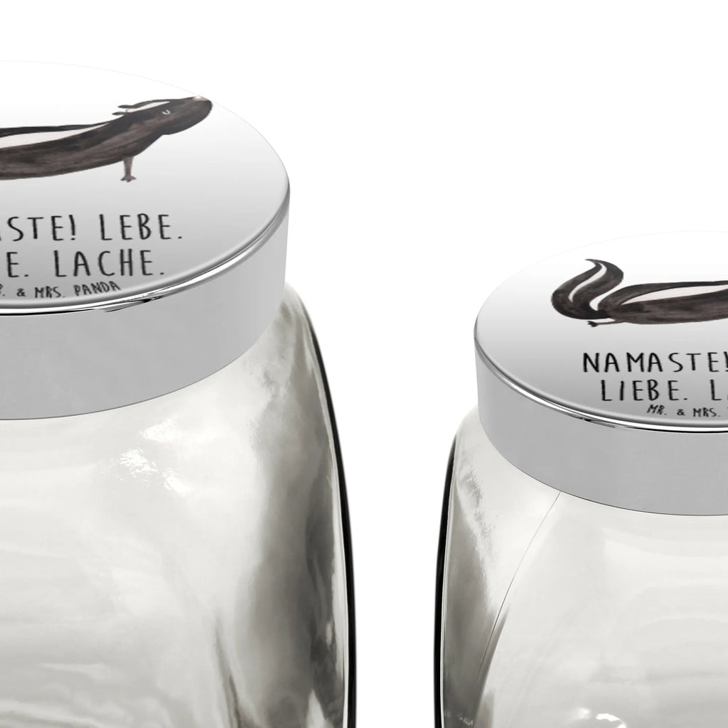 Candy Jar skunk yoga glas für gewürze, Naschglas, aufbewahrungsgläser, schraubglas, glas für süßigkeiten, gewürzglas, glasbehälter, glas mit deckel, glas für tee, Bonboniere, glas für kaffee, Glasdose, Bonbonglas, lebensmittelbehälter glas, Naschdose, Candyglas, Glas Für Bonbons, mehrzweckglas, vorratsgläser, aufbewahrungsbehälter, glas mit verschluss, Vorratsdose, Vorratsdose Glas, Vorratsglas, bonbongläser, müsliglas, Süßigkeitenglas, keksdose glas, Vorratsbehälter, glasdosen, Bonbonbehälter, glas für müsli, süßigkeitengläser, aufbewahrungsglas, keksglas, Skunk, Stinktier, Wildtier, Raubtier, Namaste, Lebe, Stinker, Stinki, Lache, Yoga, Liebe