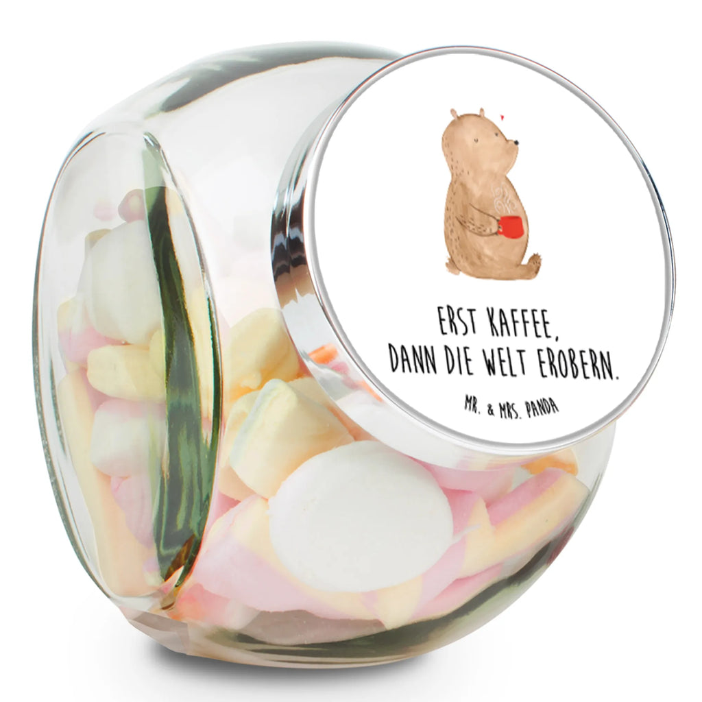 Candy Jar bear Coffee bear, teddy, teddy bear, cuddly toy, coffee, conquer the world, good morning, motivation, bears, morning routine, save the world